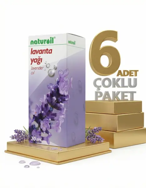 Naturoil Lavanta Yağı 6x20 Cc - 1