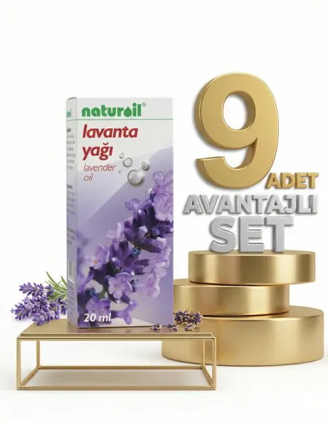 Naturoil Lavanta Yağı 9x20 Cc - 1