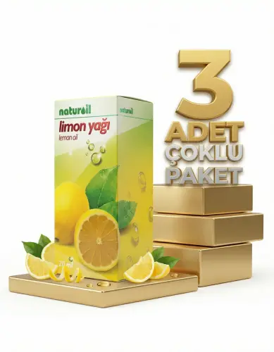 Naturoil Limon Yağı 3x20 Cc - NATUROİL