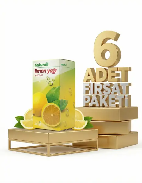 Naturoil Limon Yağı 6x20 Cc - 1