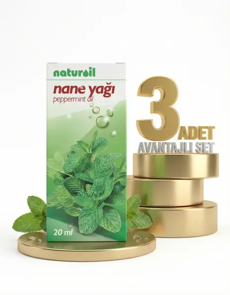 Naturoil Nane Yağı 3x20 Cc - 1