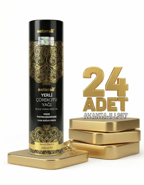 Naturoil Silindir Kutu Çörek Otu Yağı 24x250 Ml - 1