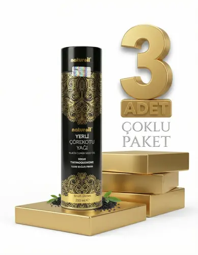 Naturoil Silindir Kutu Çörek Otu Yağı 3x250 Ml - Naturoil