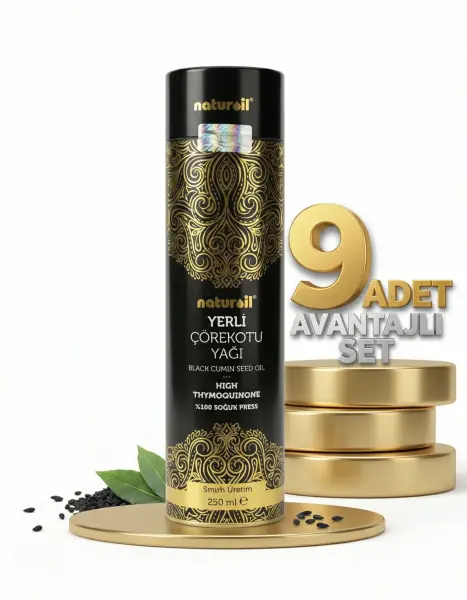 Naturoil Silindir Kutu Çörek Otu Yağı 9x250 Ml - 1