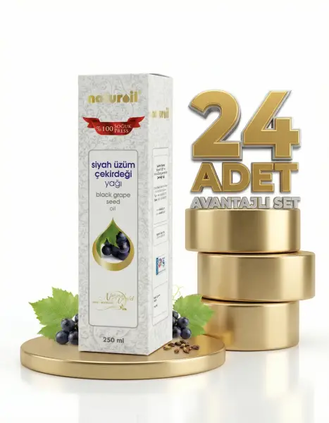 Naturoil Siyah Üzüm Çekirdeği Yağı 24x250 Ml - 1