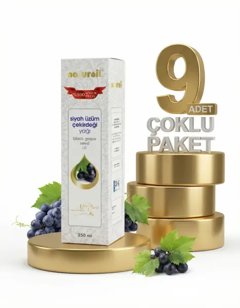 Naturoil Siyah Üzüm Çekirdeği Yağı 9x250 Ml - 1