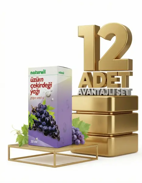 Naturoil Üzüm Çekirdeği Yağı 12x20 Cc - 1