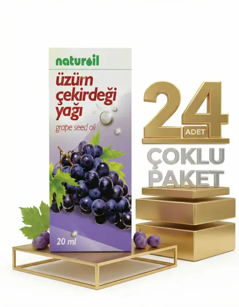 Naturoil Üzüm Çekirdeği Yağı 24x20 Cc - 1