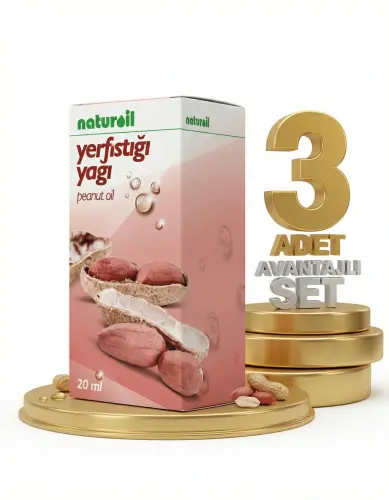 Naturoil Yer Fıstığı Yağı 3x20 Cc - NATUROİL