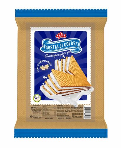 Afia Nostalji Gofret Vanilya Kremalı 200 Gr - 1