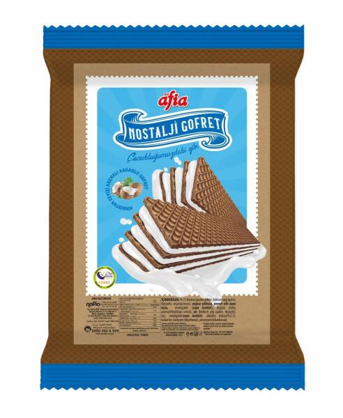 Nostalji Kakaolu Gofret Hindistan Cevizi Kremalı 200 Gr - 1