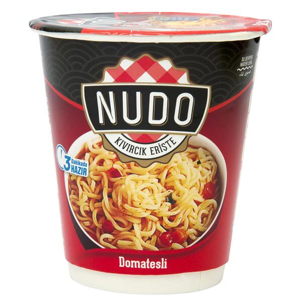 Nudo Domatesli Kıvırcık Erişte Bardak 70 Gr - 1