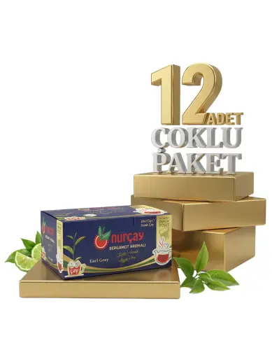 Nurçay Demlik Bergamotlu 12x(20X15 GR) - Nurçay