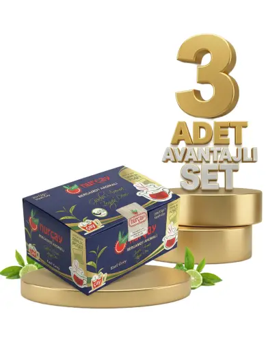 Nurçay Demlik Bergamotlu 3x(20X15 GR) - Nurçay