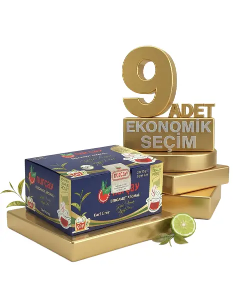 Nurçay Demlik Bergamotlu 9x(20X15 GR) - 1