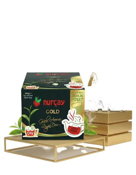 Nurçay Demlik Kutu Gold 12x(15X60 GR) - 1