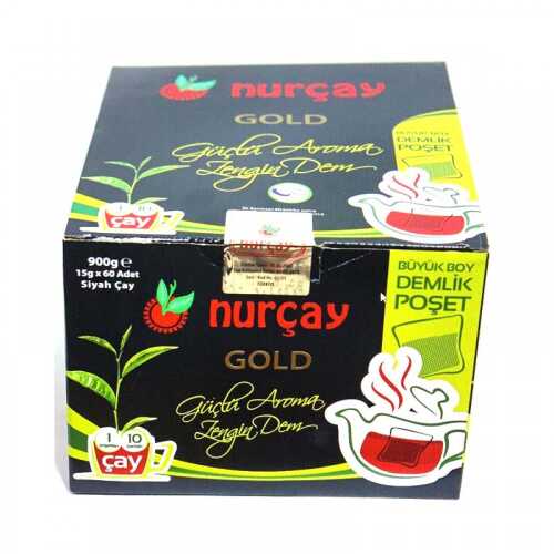 Nurçay Demlik Kutu Gold 15X60 Gr - NURÇAY