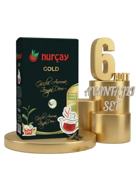 Nurçay Demlik Kutu Gold 6x(15X60 GR) - 1