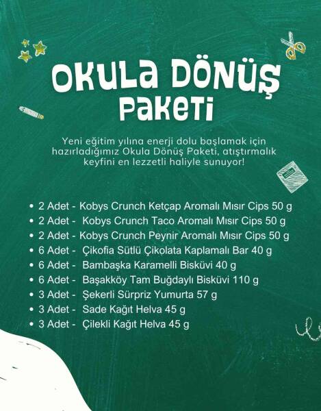 Okula Dönüş Paketi - 2