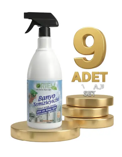 Ortem Banyo Temizleyici 9x750 Ml - Ortem