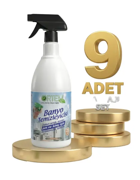 Ortem Banyo Temizleyici 9x750 Ml - 1