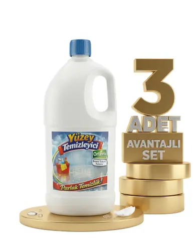Ortem Beyaz Sabun Kokulu Yüzey Temizleyici 3x2,5 Kg - Ortem