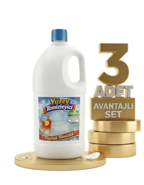 Ortem Beyaz Sabun Kokulu Yüzey Temizleyici 3x2,5 Kg - 1