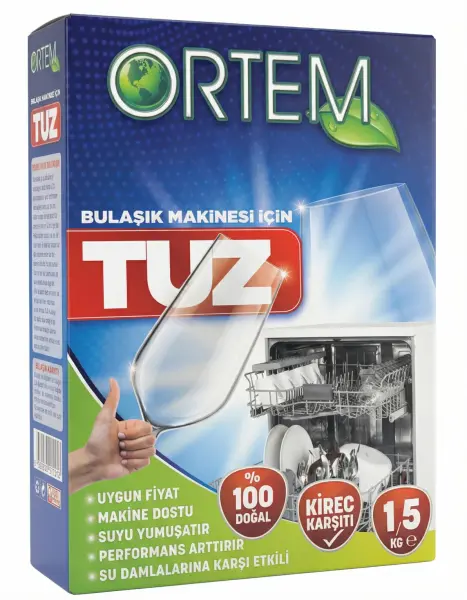 Ortem Bulaşık Makine Tuzu 1,5 Kg - 1