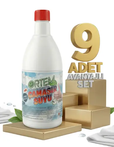 Ortem Çamaşır Suyu 9x1 Kg - Ortem