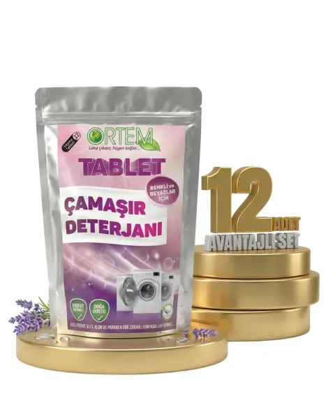 Ortem Çamaşır Tablet Deterjan 12x22'li - 1