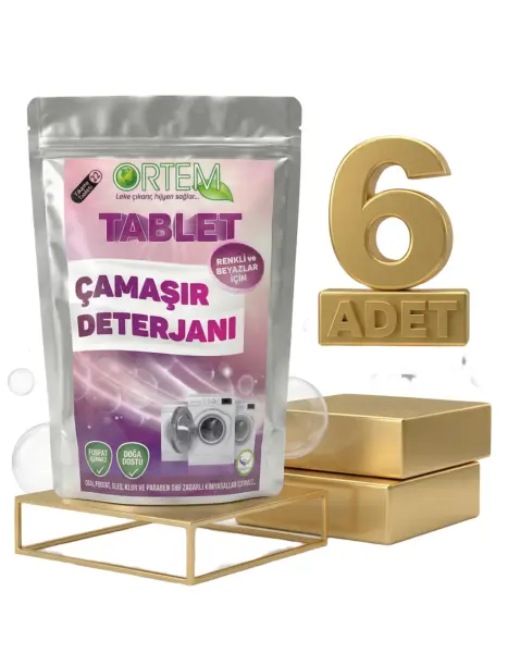 Ortem Çamaşır Tablet Deterjan 6x22'li - 1