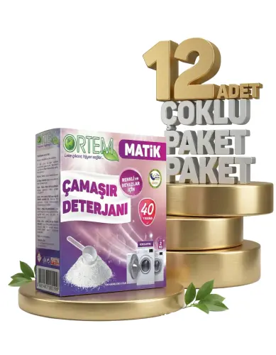 Ortem Çamaşır Toz Deterjan 12x2 Kg - Ortem