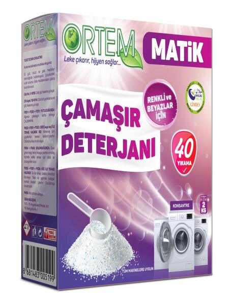 Ortem Çamaşır Toz Deterjan 2 Kg - 1