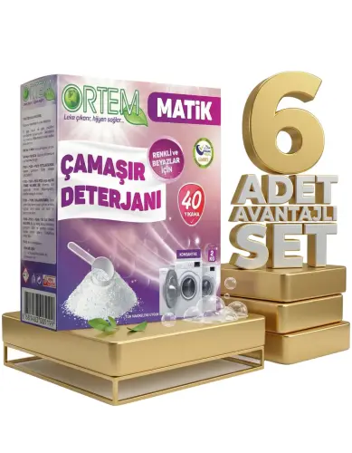 Ortem Çamaşır Toz Deterjan 6x2 Kg - Ortem
