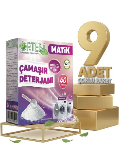 Ortem Çamaşır Toz Deterjan 9x2 Kg - Ortem