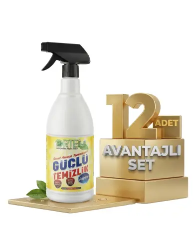 Ortem Güçlü Temizlik Aspirin 12x750 Ml - Ortem