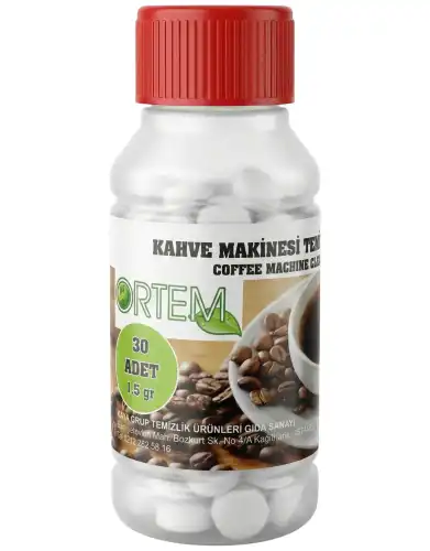 Ortem Kahve Makinesi Temizleme Tableti 30lu 45 Gr - ORTEM
