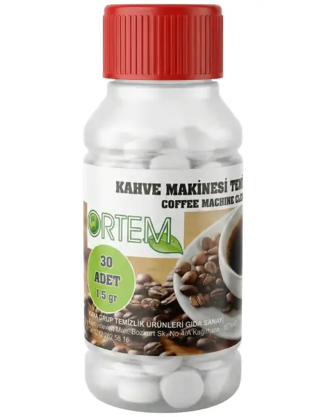 Ortem Kahve Makinesi Temizleme Tableti 30lu 45 Gr - 1