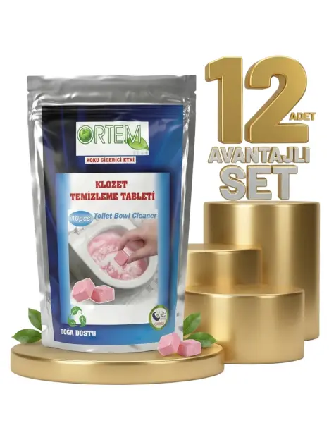 Ortem Klozet Temizleme Tableti x12 - 1