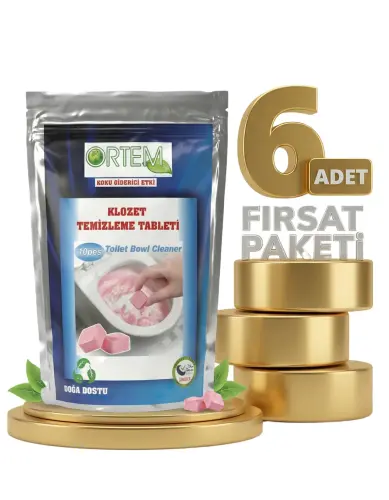 Ortem Klozet Temizleme Tableti x6 - ORTEM