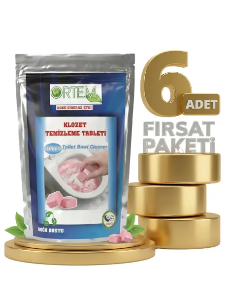 Ortem Klozet Temizleme Tableti x6 - 1