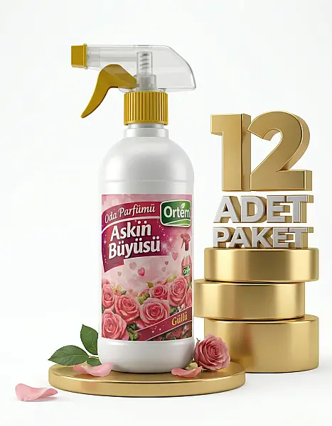 Ortem Oda Parfümü Aşkın Büyüsü 12x500 Ml - 1