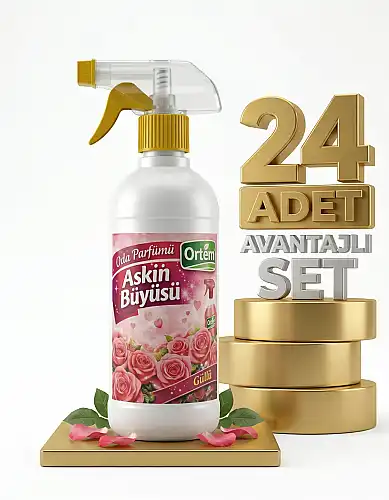 Ortem Oda Parfümü Aşkın Büyüsü 24x500 Ml - Ortem