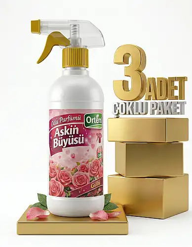 Ortem Oda Parfümü Aşkın Büyüsü 3x500 Ml - Ortem