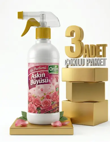 Ortem Oda Parfümü Aşkın Büyüsü 3x500 Ml - Ortem
