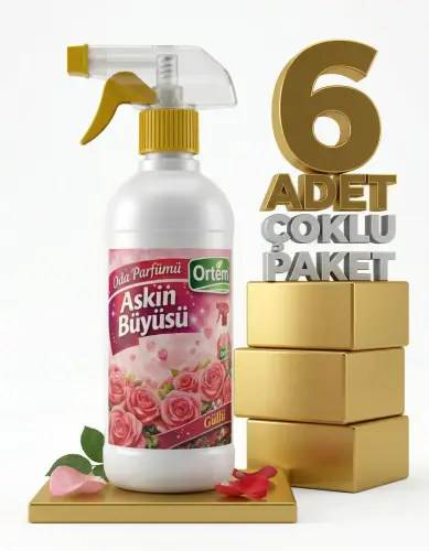 Ortem Oda Parfümü Aşkın Büyüsü 6x500 Ml - Ortem