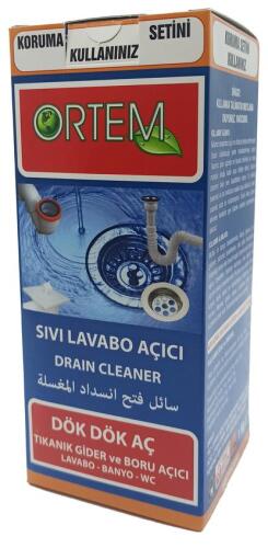 Ortem Sıvı Lavabo Açıcı 900 Gr - Ortem