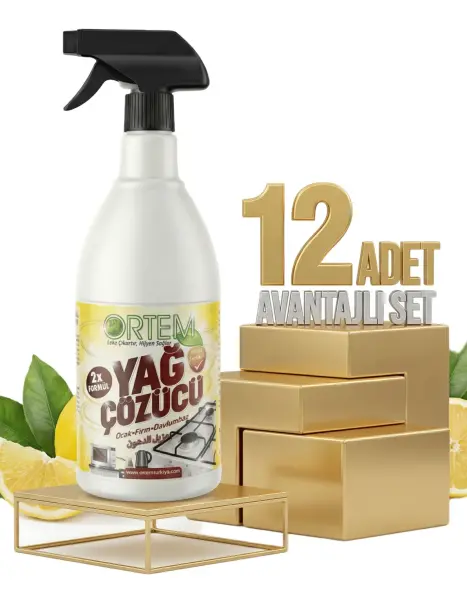 Ortem Yağ Çözücü 12x1 Kg - 1