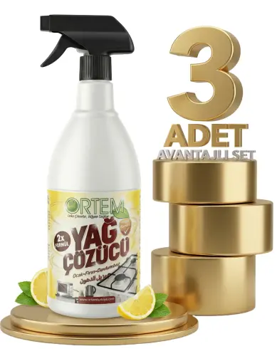 Ortem Yağ Çözücü 3x1 Kg - Ortem