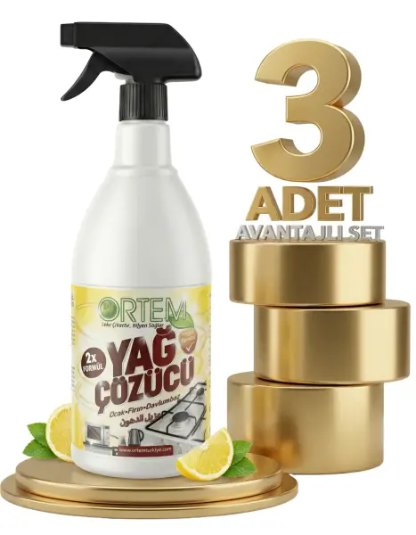 Ortem Yağ Çözücü 3x1 Kg - 1